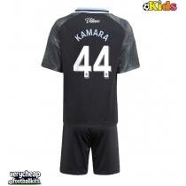 Aston Villa Boubacar Kamara #44 Replica Away Minikit 2025-26 Short Sleeve (+ pants)